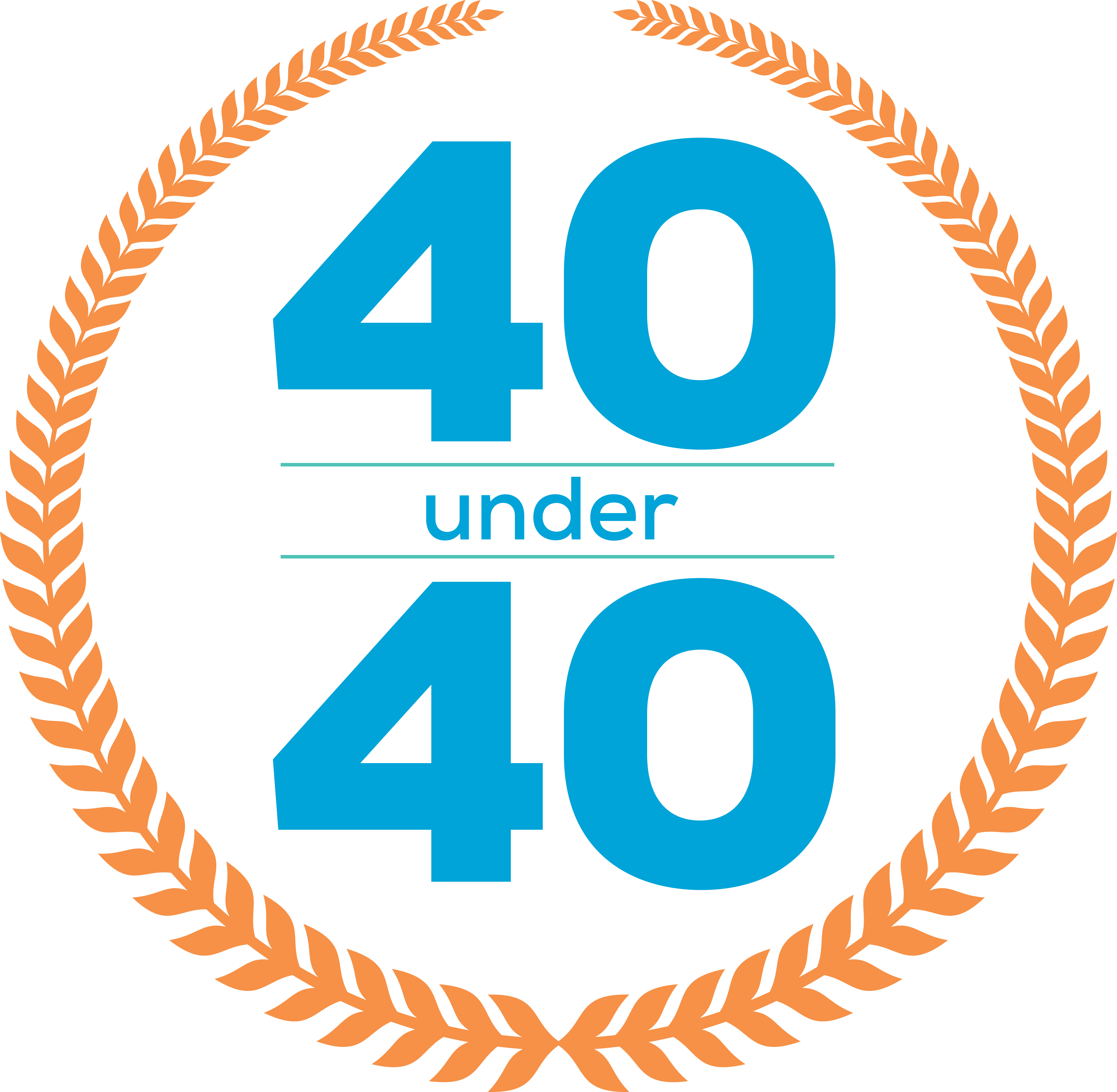 40 Under 40 Logo 2023