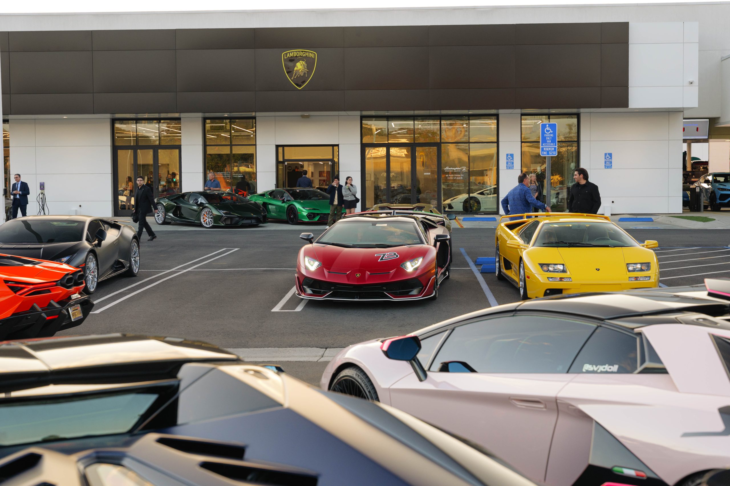 Lamborghini Newport Beach showroom
