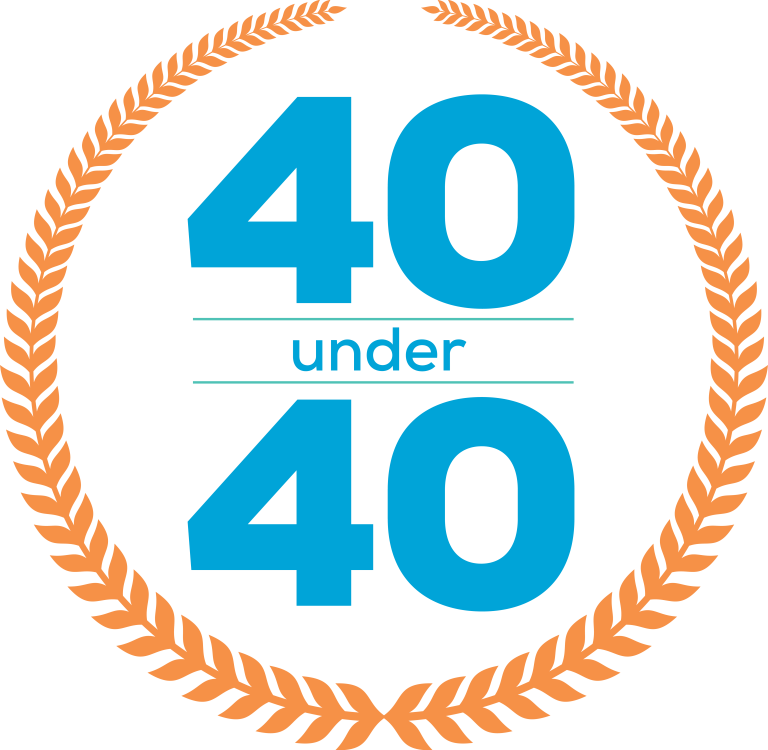 40 Under 40 Logo 2023