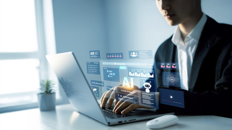 Interaction with the Ai assistant to solve some tasks more easil